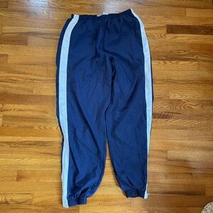 90s Nike grey tag track pants navy blue XL comfortable baggy hipster basketball